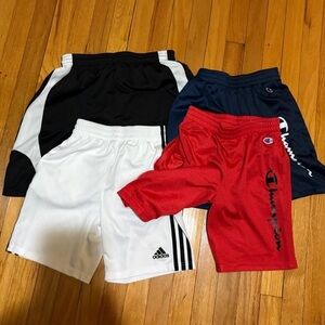 Adidas & Champion Kids Jersey Shorts Bundle